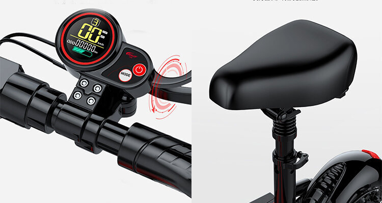 Scoot E 5 odometer:seat