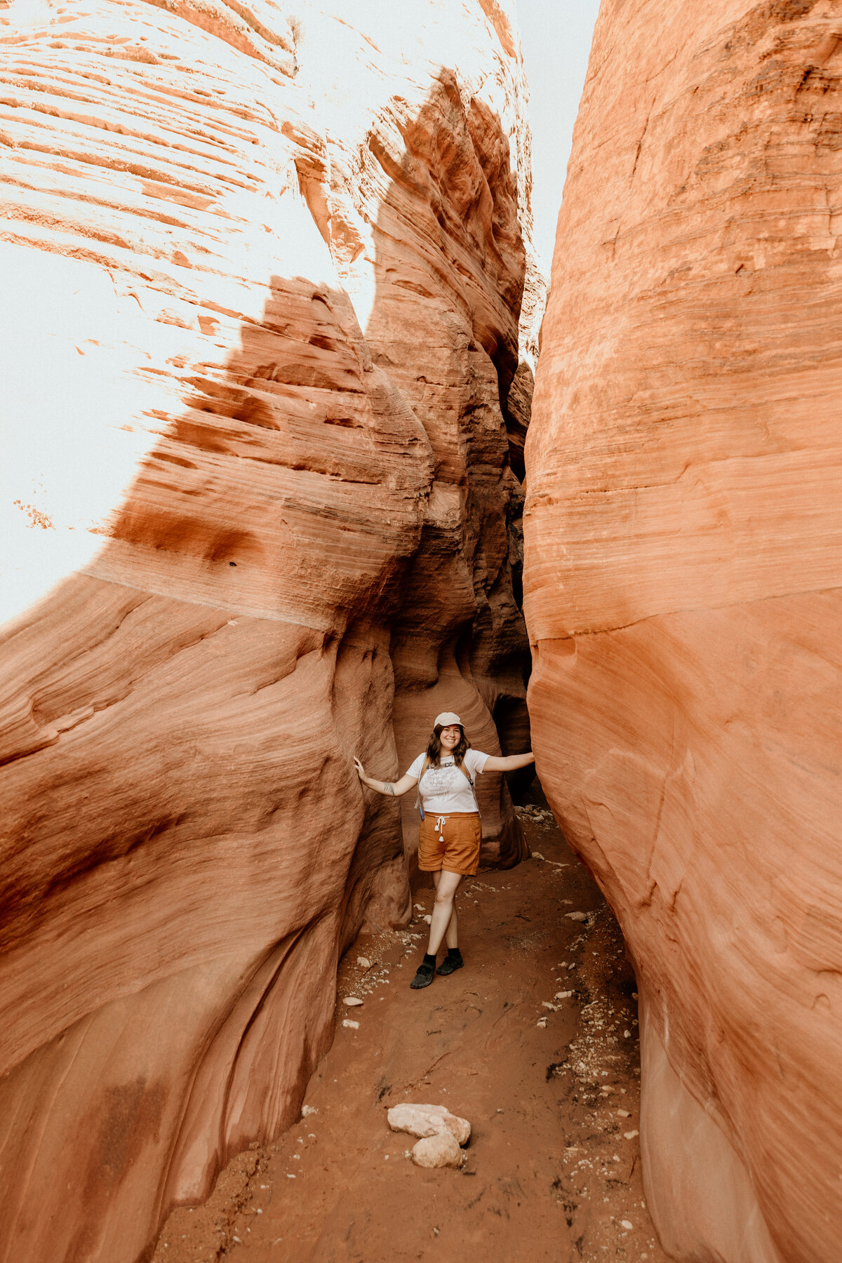slot canyon at wire pass