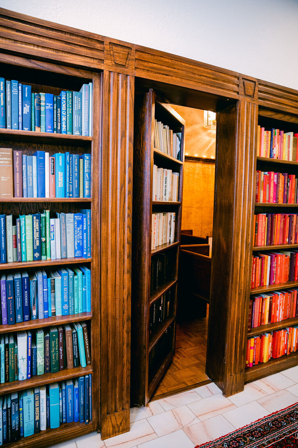 bookcase hidden door