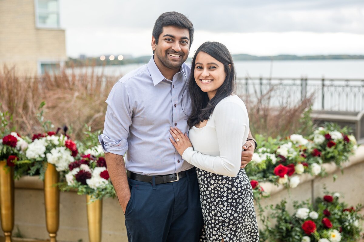 Engagement Photo at the Edgewater in Madison WI