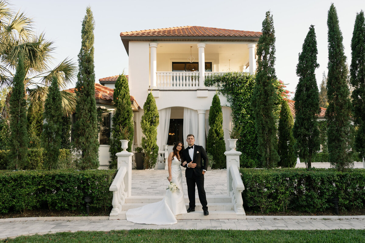 Editorial Portraits at La Casa Toscana Wedding Venue Fort Myers Florida