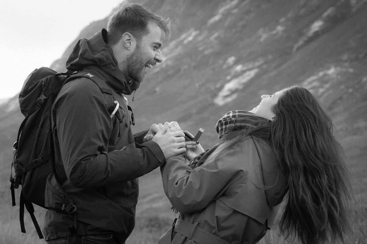 A proposal takes place 