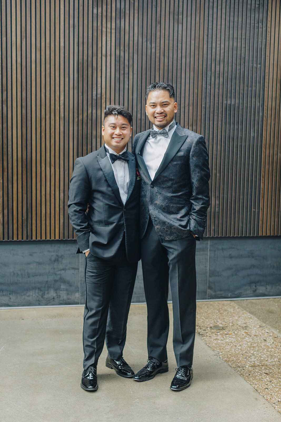 groom and groomsman