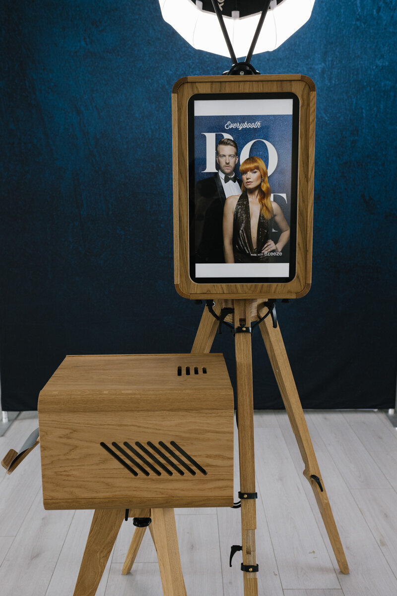 Static Photo Booth Vintage Photo Booth rental for weddings or corporate events