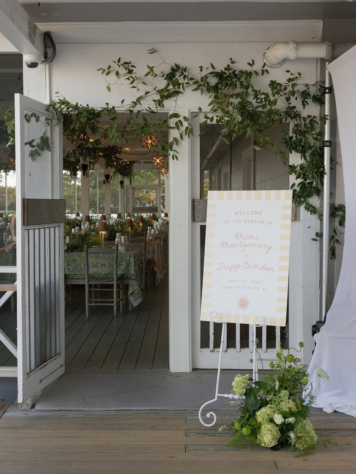 Brittanie Raquel Events Wrightsville Beach Carolina Yacht Club Coastal Italian Garden Wedding_0042