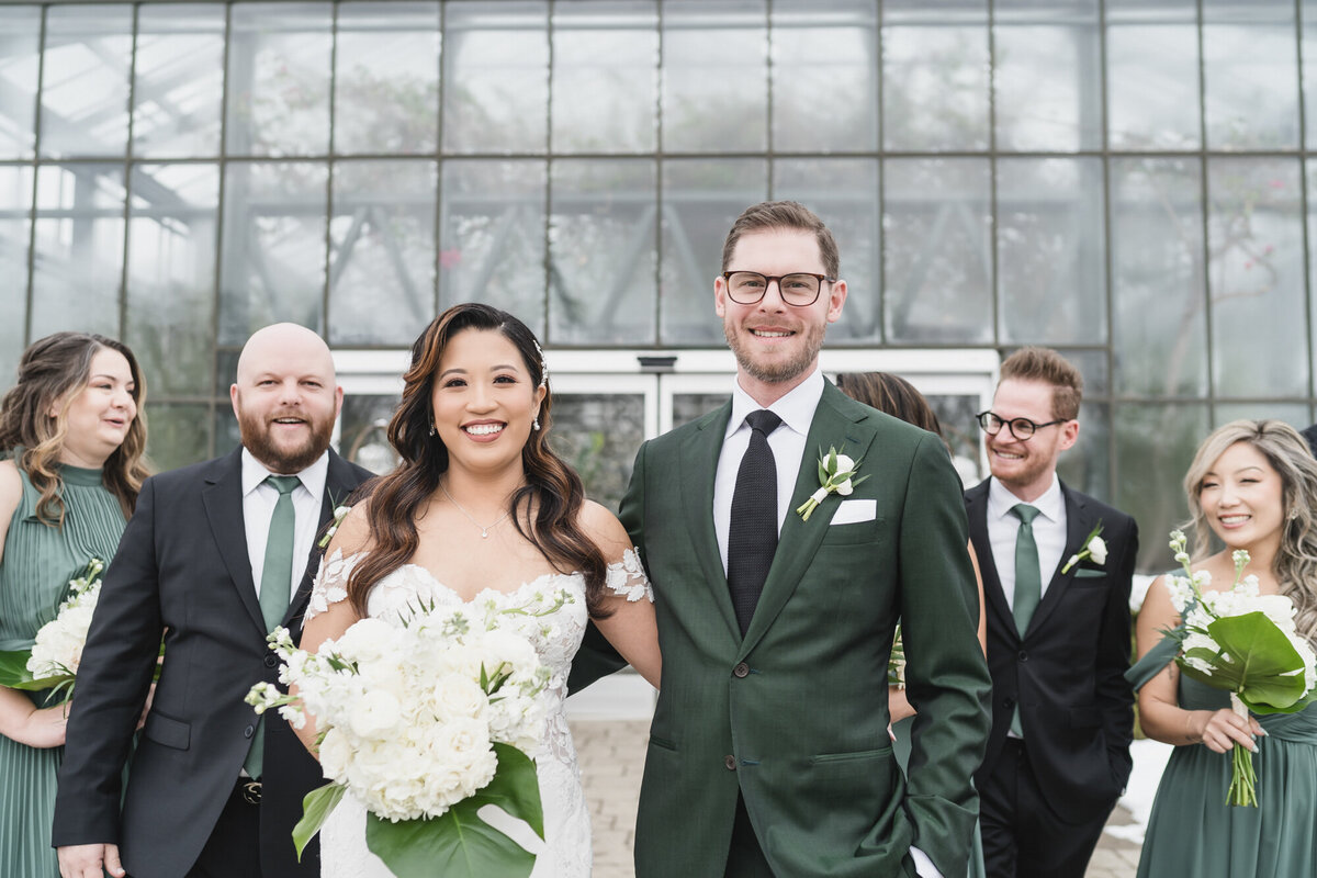 A MAGICAL WINTER PLANTERRA GARDEN WEDDING WITH A GREEN COLOR PALETTE IN WEST BLOOMFIELD, MICHIGAN PROVIDED BY KARI DAWSON PHOTOGRAPHY48