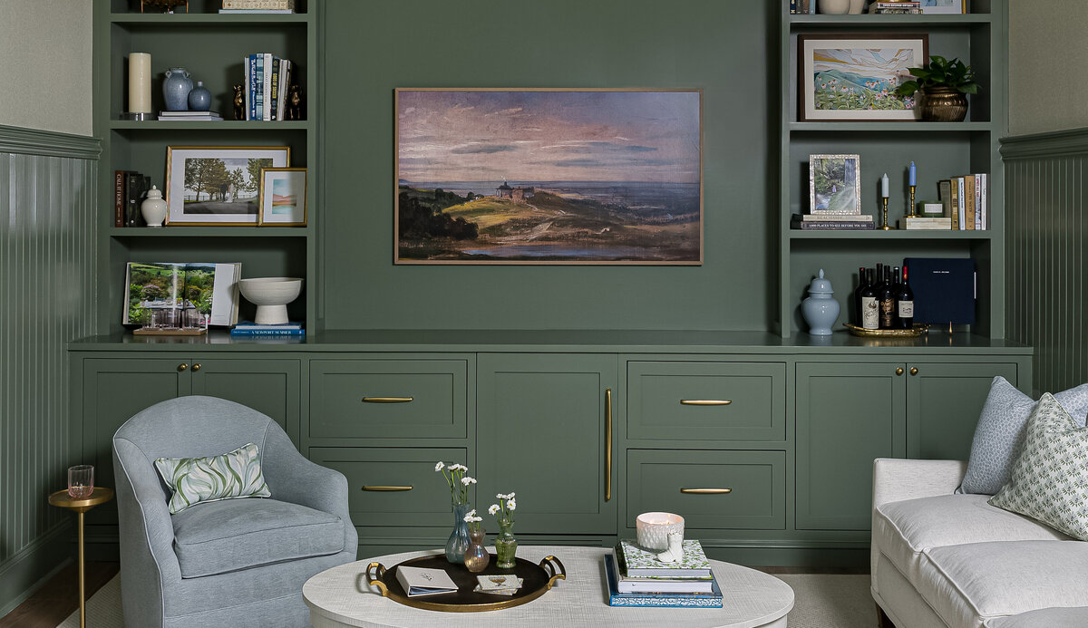 melinda chesson interiors green built in living space