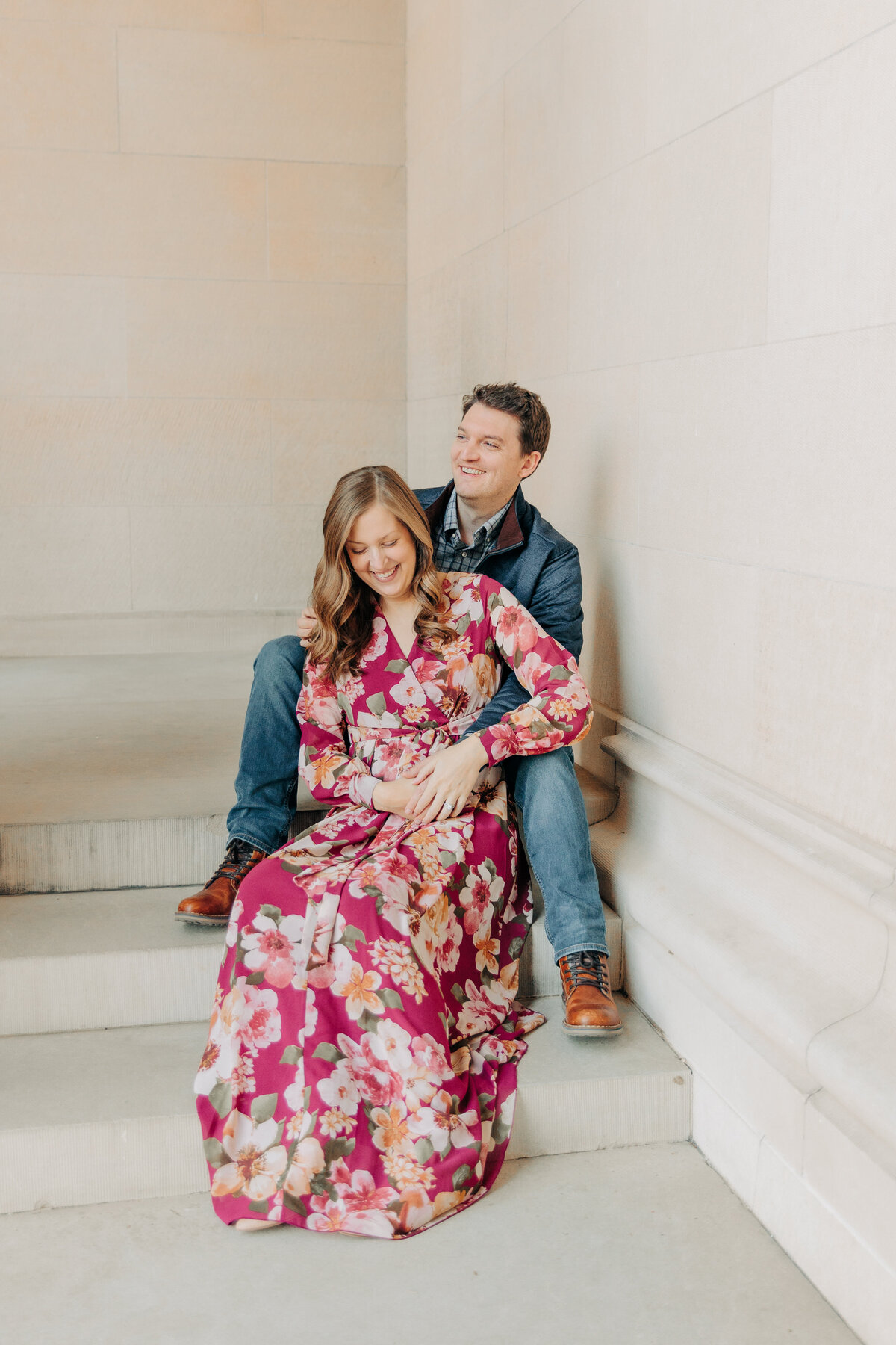 Biltmore Estate Maternity photo session photographed by Asheville Maternity and Newborn Photographer Rachel Marie Photography