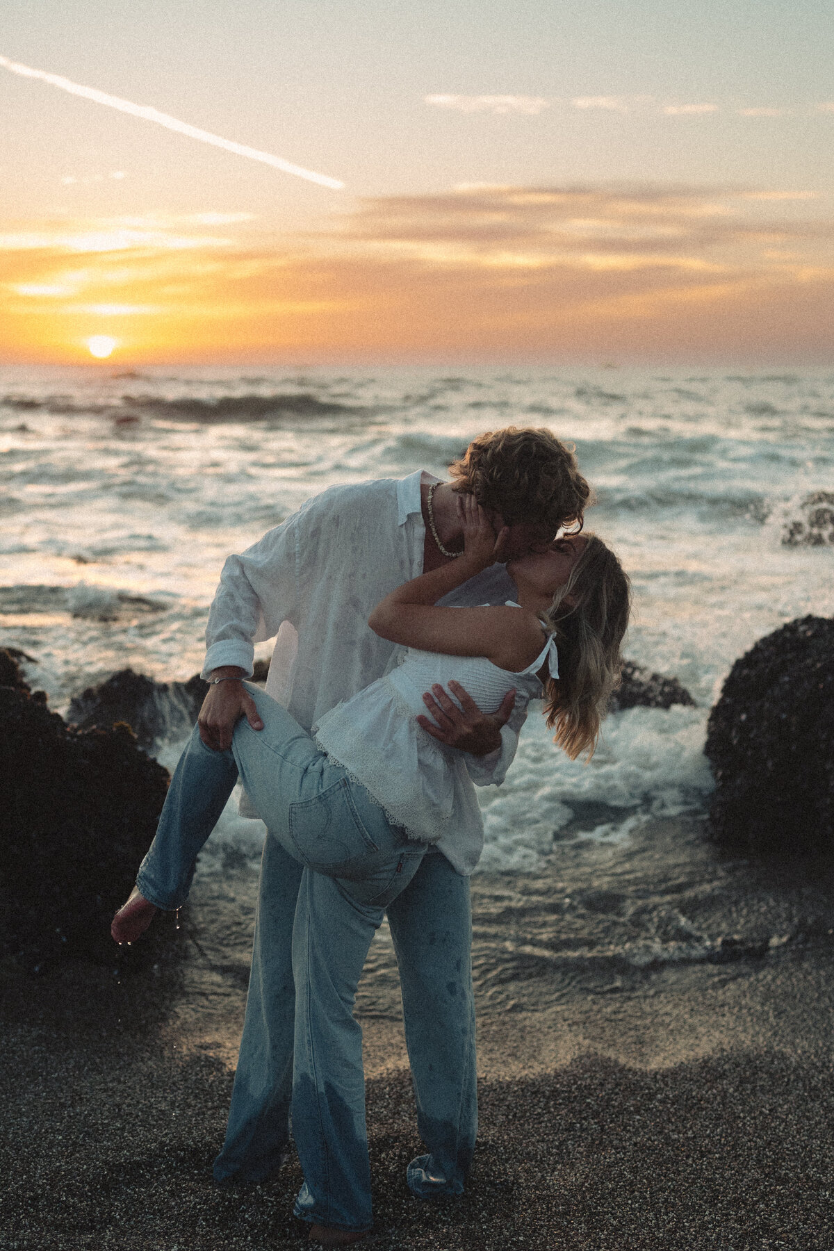 Whimsical Engagement Couples Photoshoot - Sonoma Coast, California
