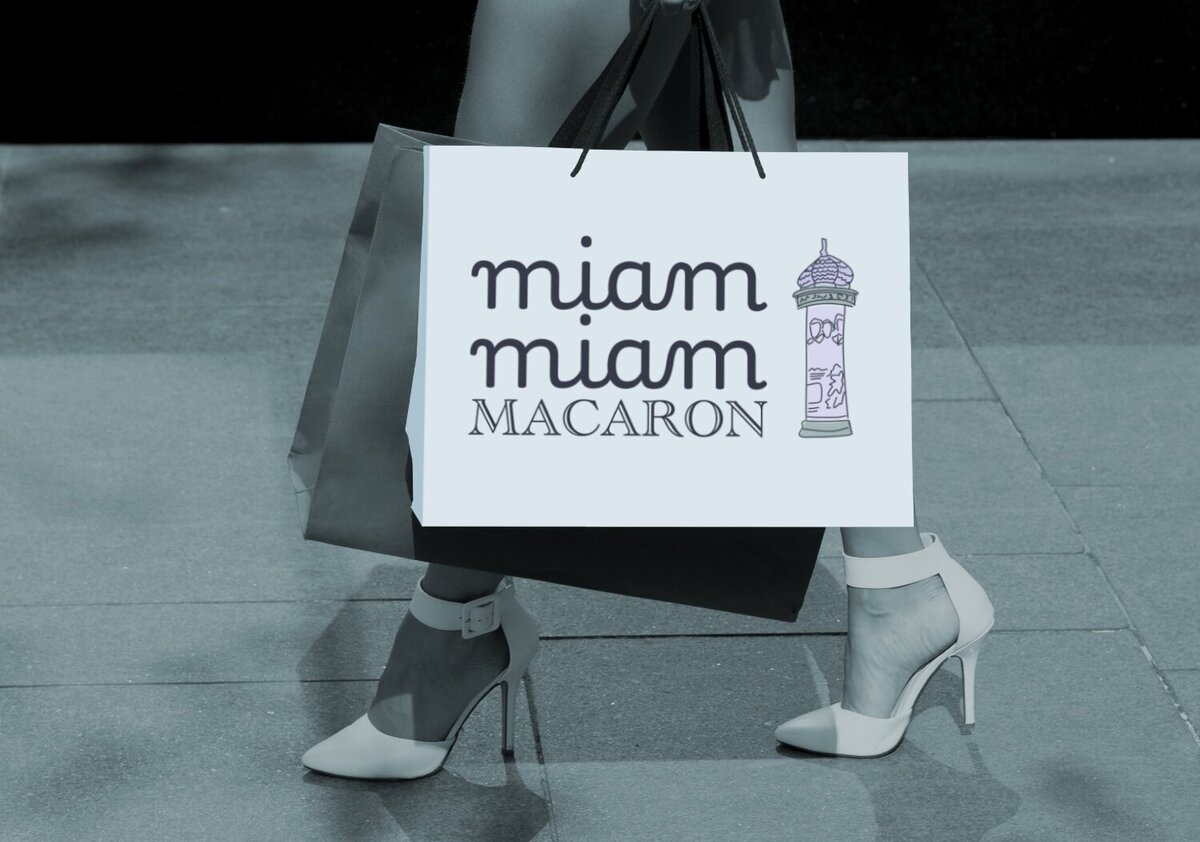 Miam Miam Shopping Bag Mockup rectangle smaller