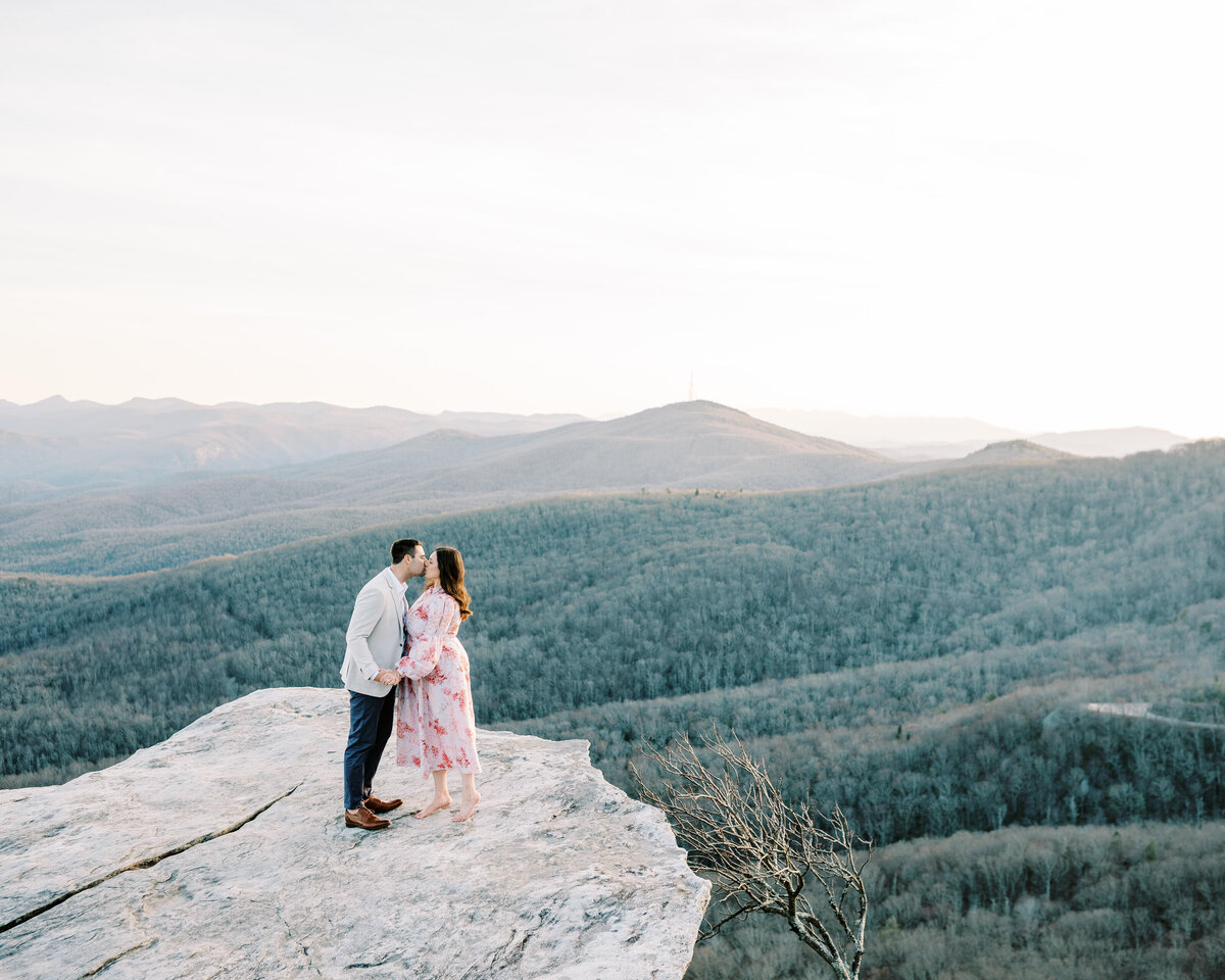 The Fourniers | Grandfather Mountain Engagement-91