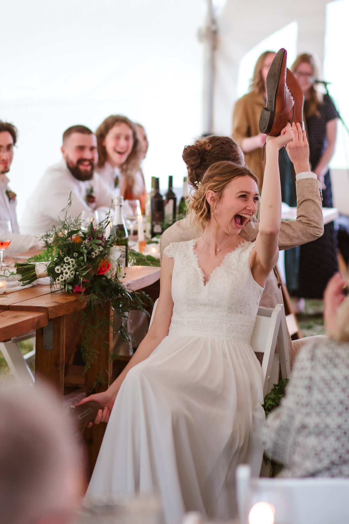 abbotsford, fraser valley, shoe game, laughter, fun, reception