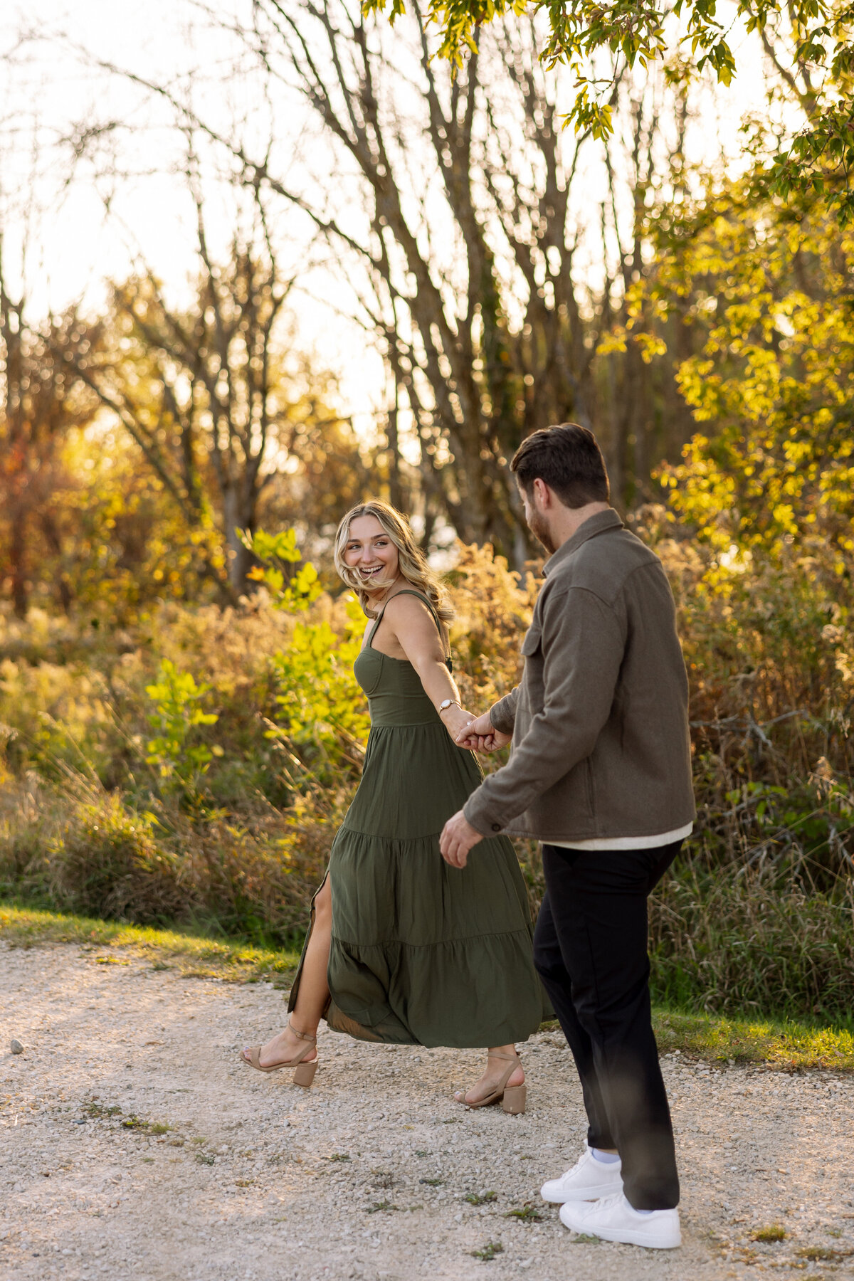 Wisconsin State Park Engagement Photographer Pike Lake South Kettle Moraine Unit Creative Couples Session-124
