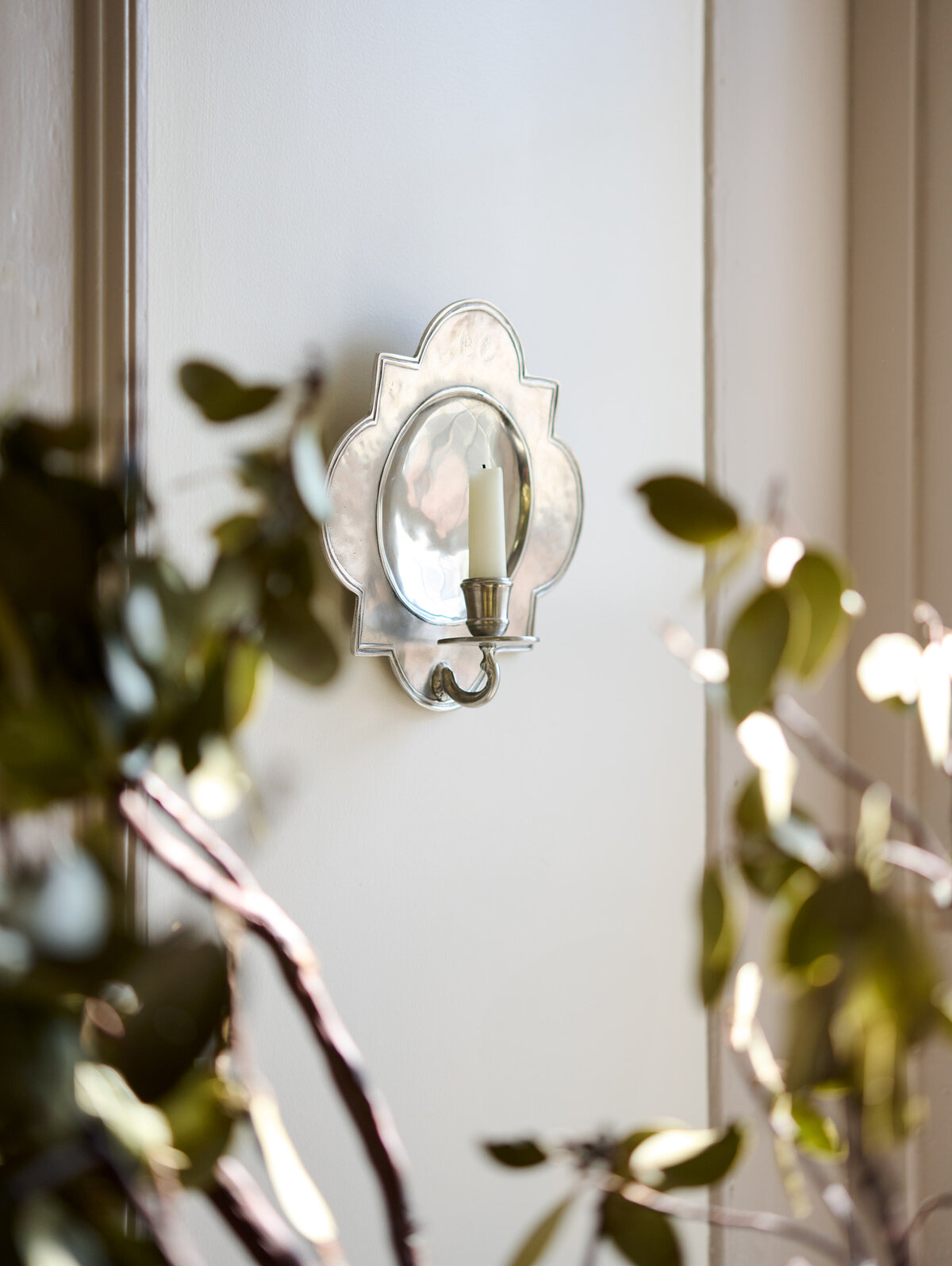 Quatrefoil Wall Sconce by Match Pewter