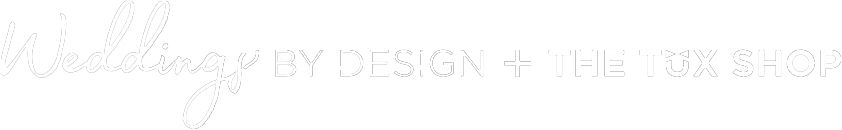 Script font "Weddings" and sans serif font "By Design"
