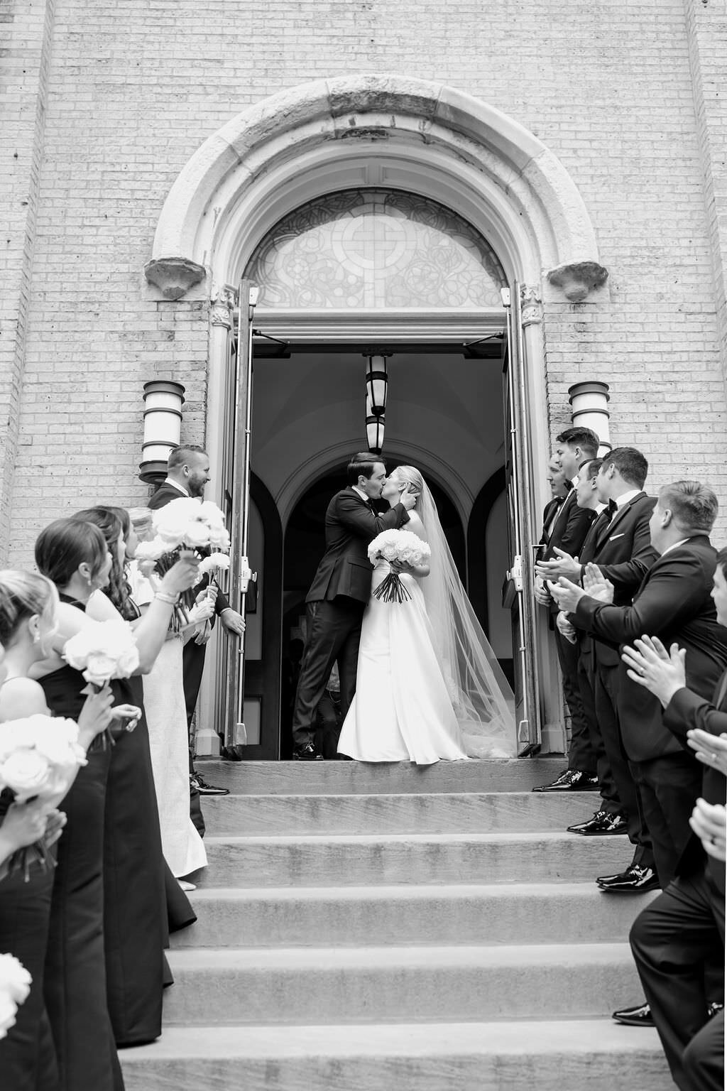 A wedding at Old St. Patrick's Catholic Church and The University Club of Chicago in Chicago, Illinois - 60