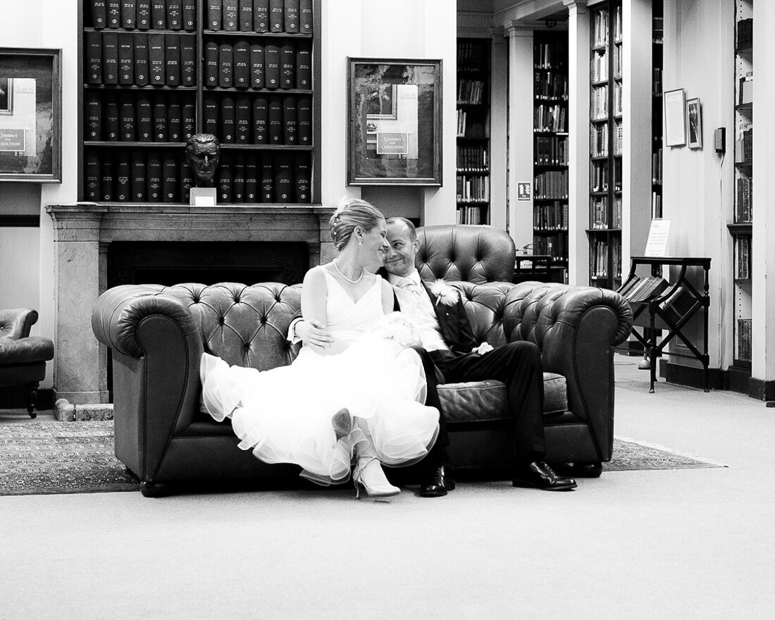 London Black and White  Small Weddings Photography
