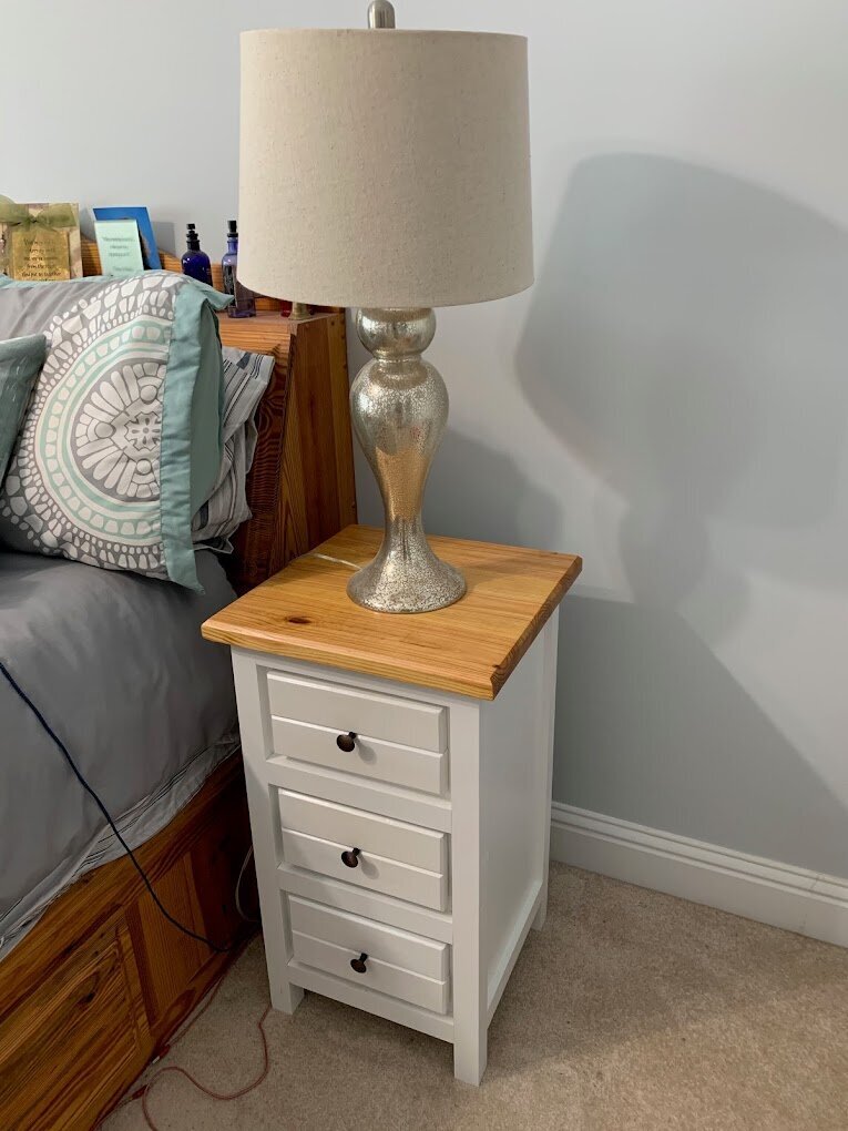 custom carpentry handmade night stand