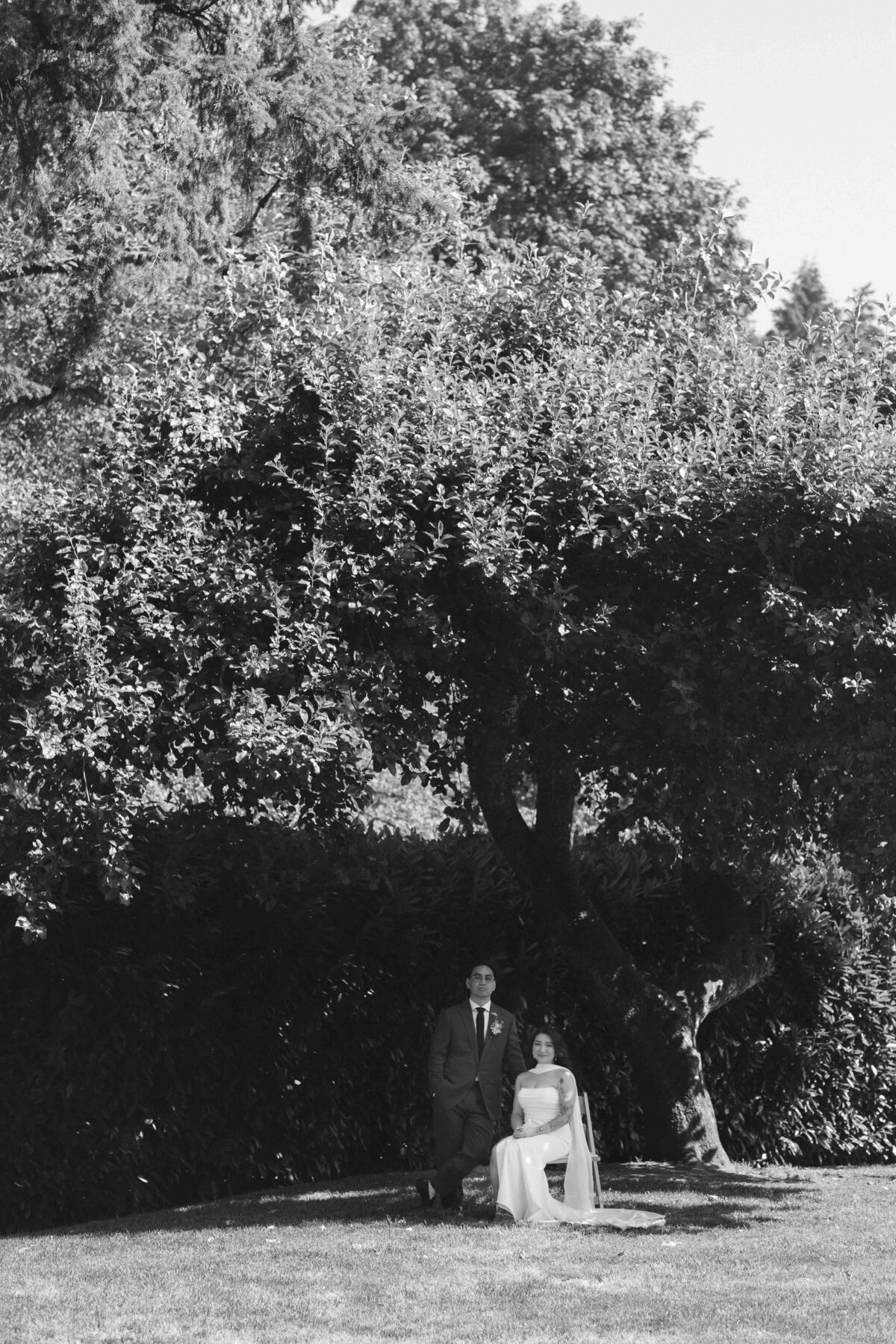 Private wedding vows in Portland, Oregon