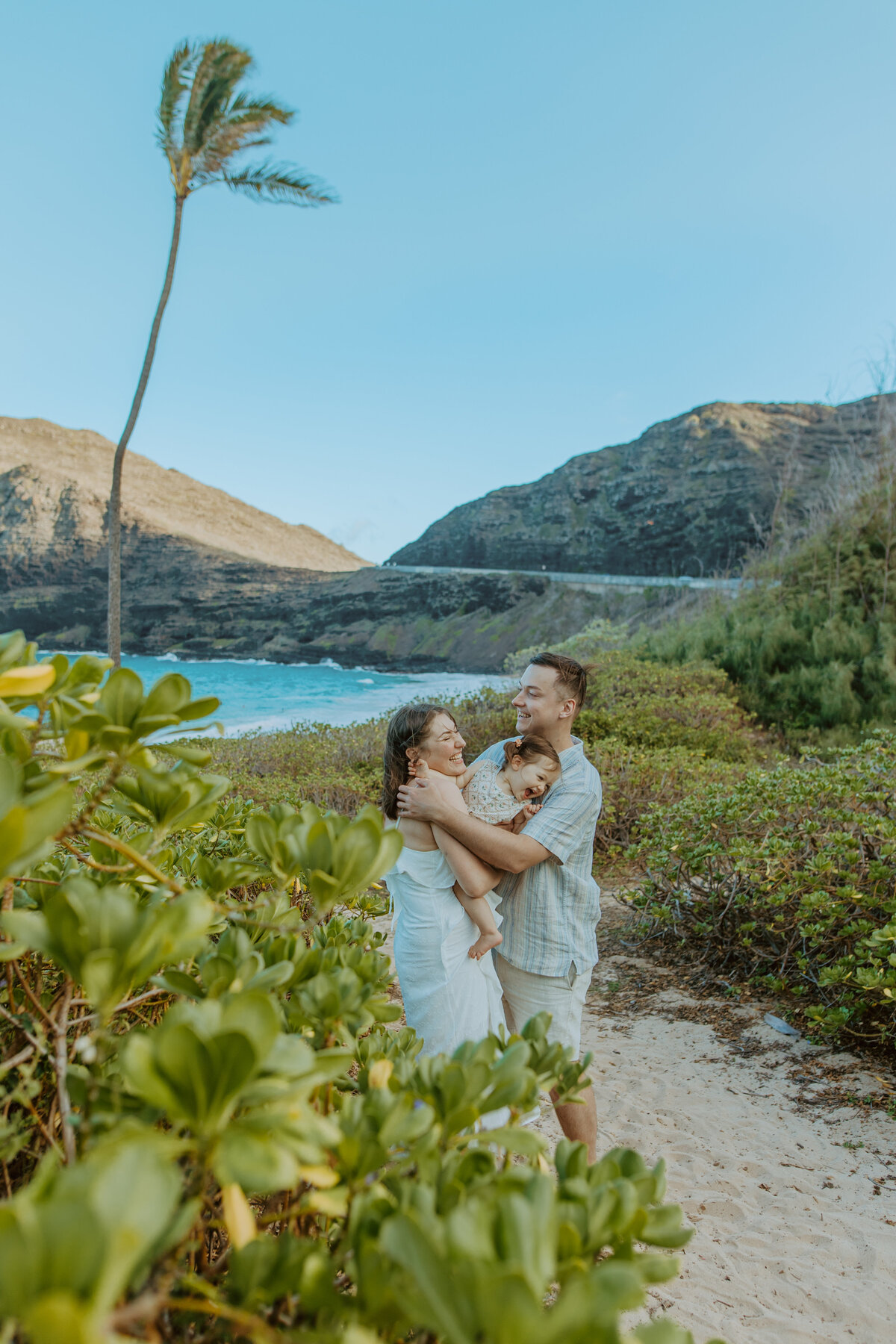 Family photos in Oahu