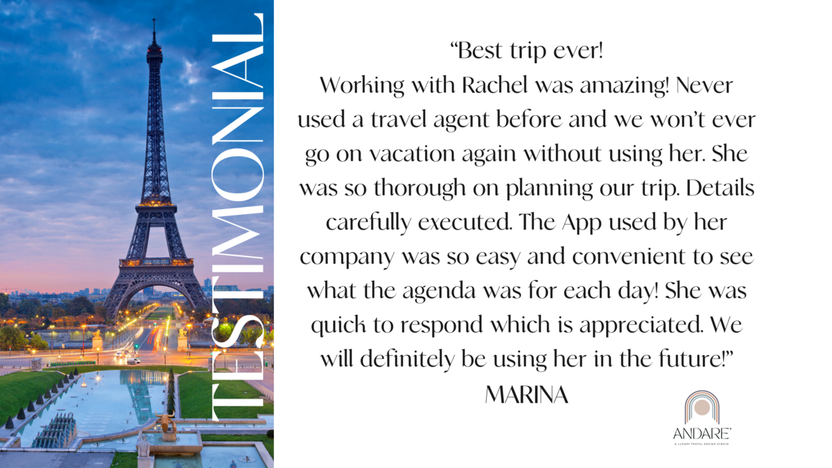 Client review Marina Paris France