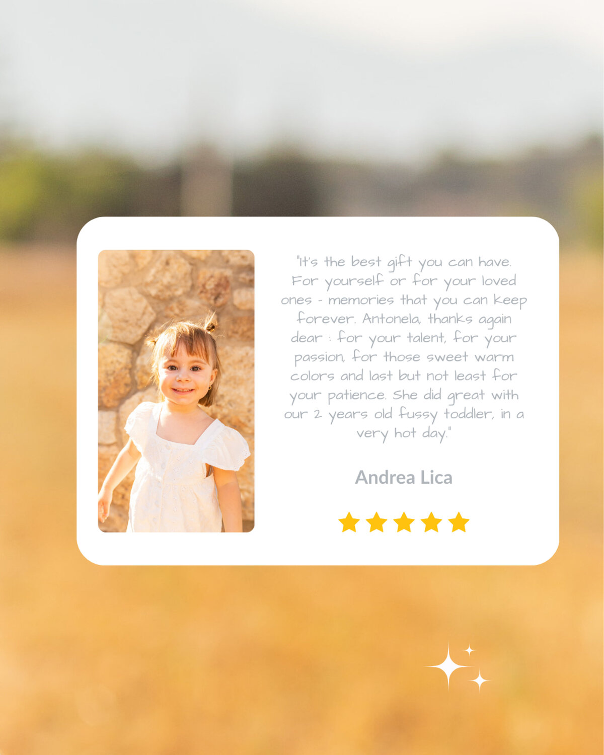 Reviews from clients-Antonela Moccia Mallorca Photographer