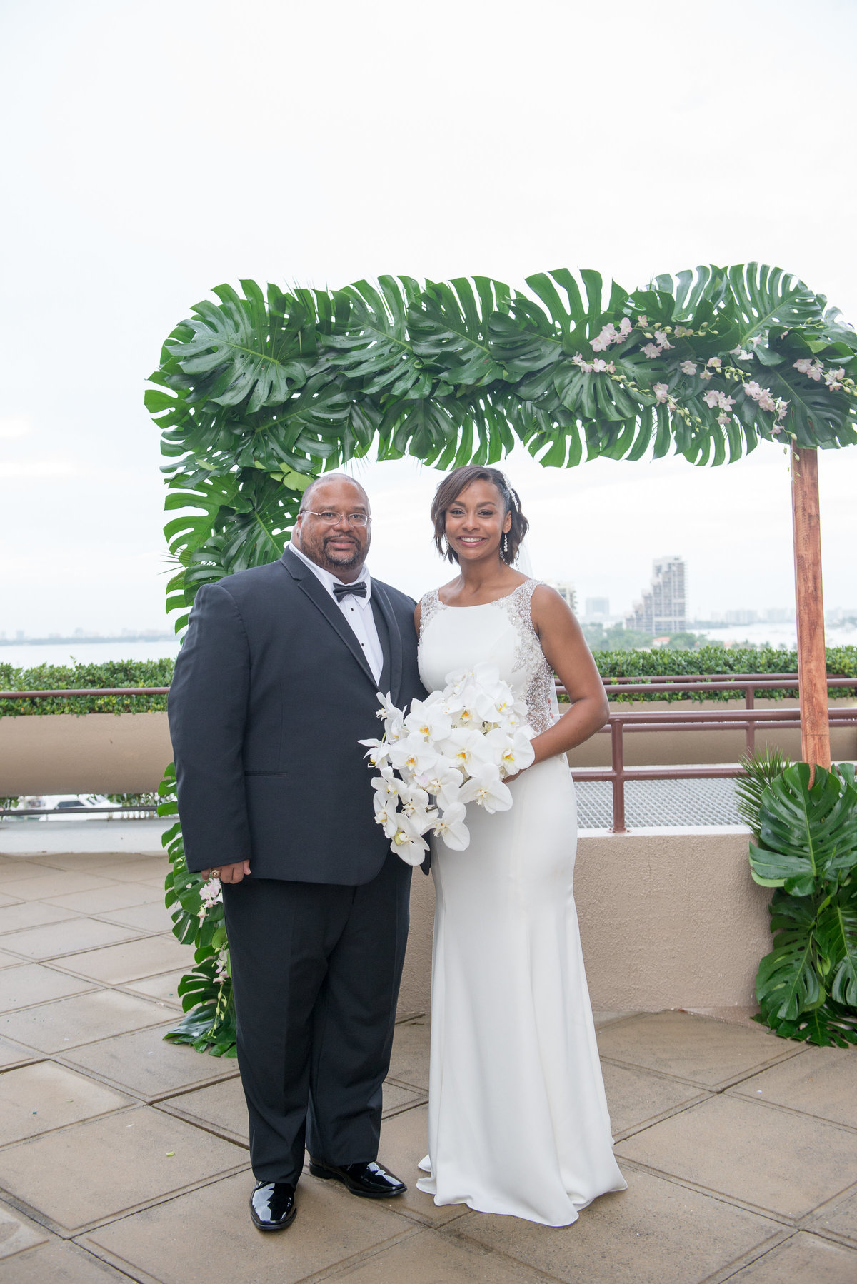NFL Miami Dolphins Brandon Radcliff ShaKyra Radcliff Briza on the Bay Wedding Andrea Arostegui Photography-174