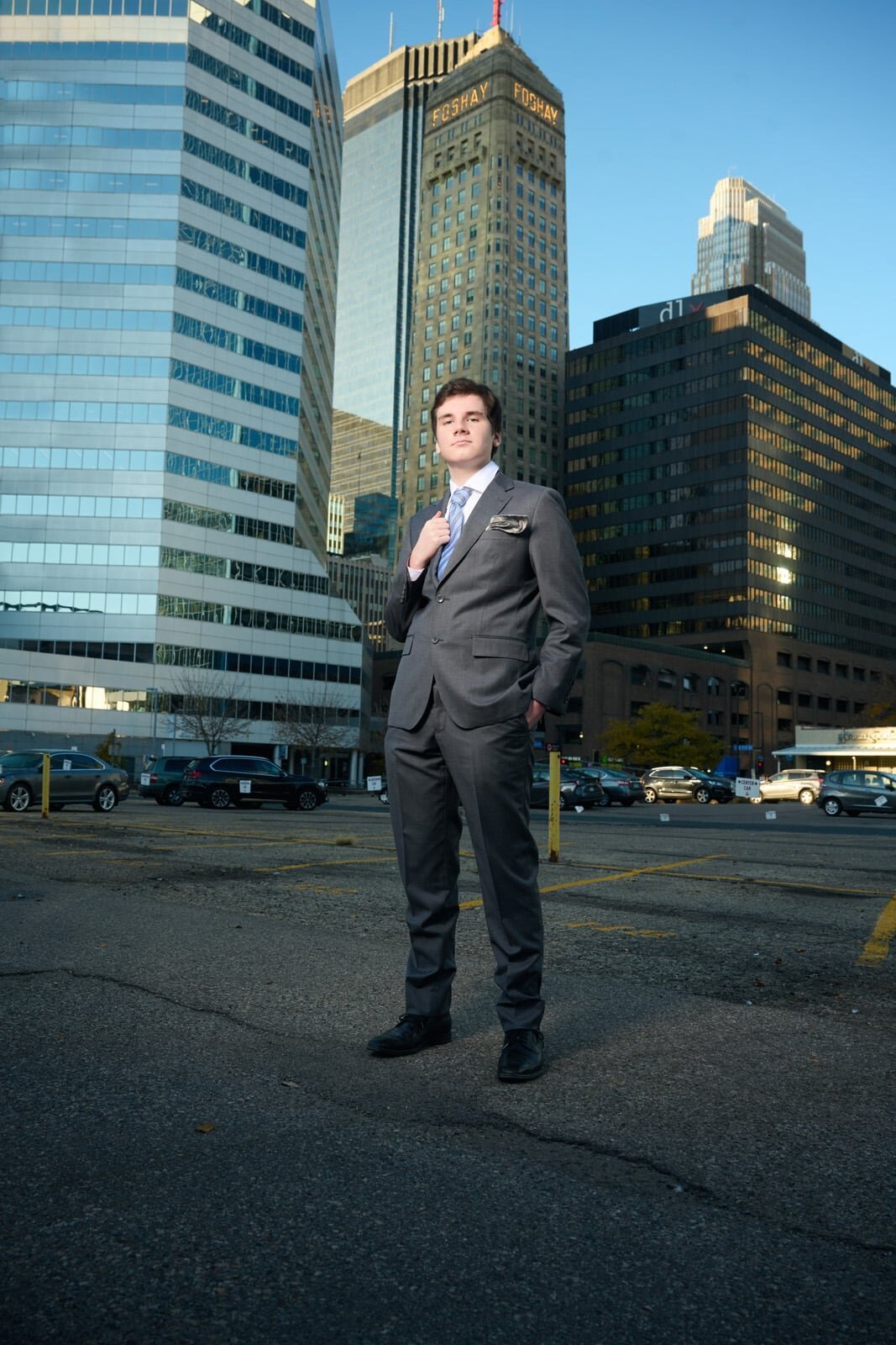 High School Senior Portrait Photographer in Urban Setting Highlighting Business Style-34