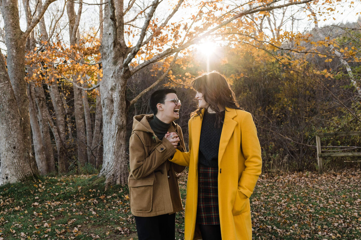 LGBTQ engagement session with Rachael Shrum Photography.