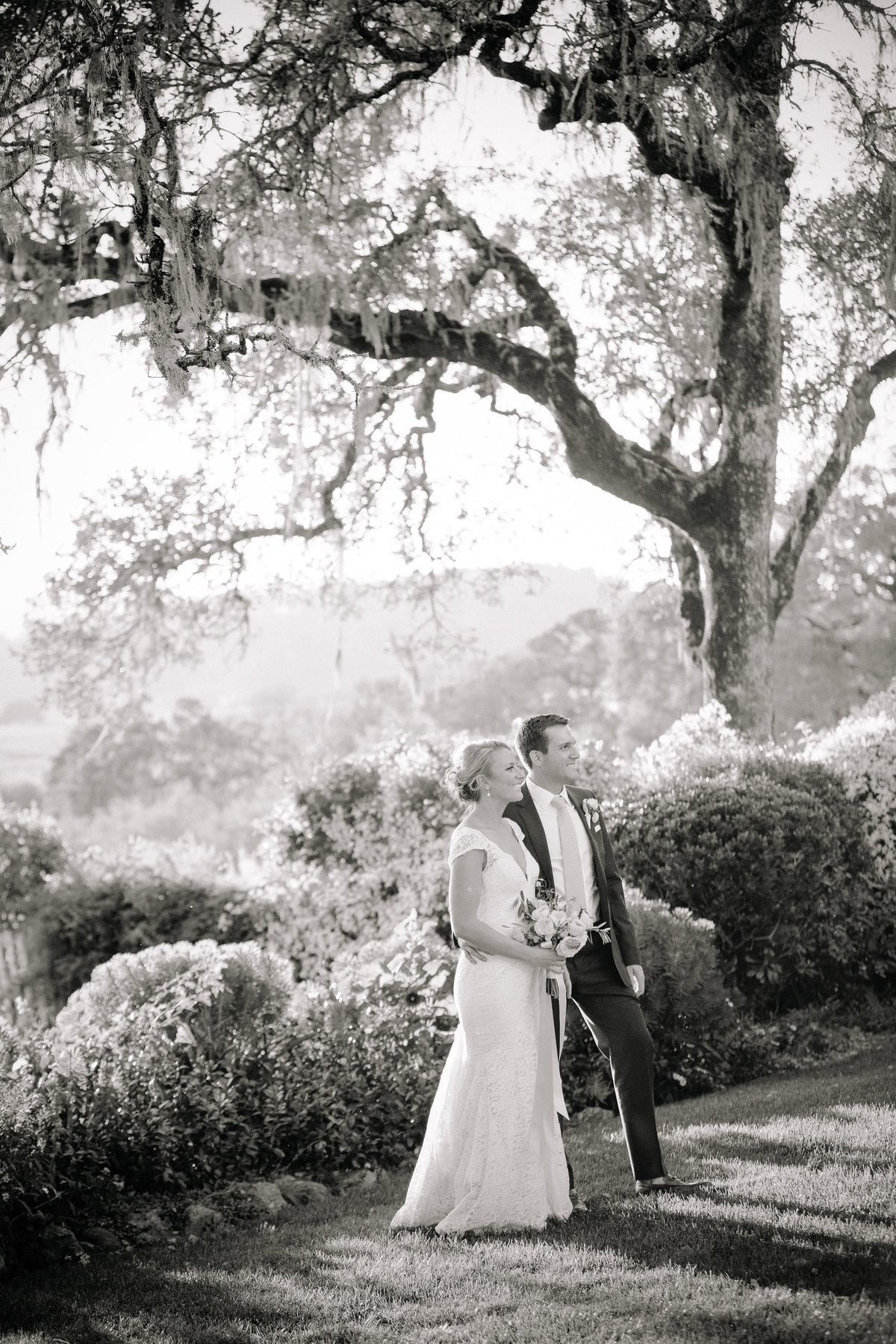 Outdoor wedding at Beltane Ranch in Sonoma.