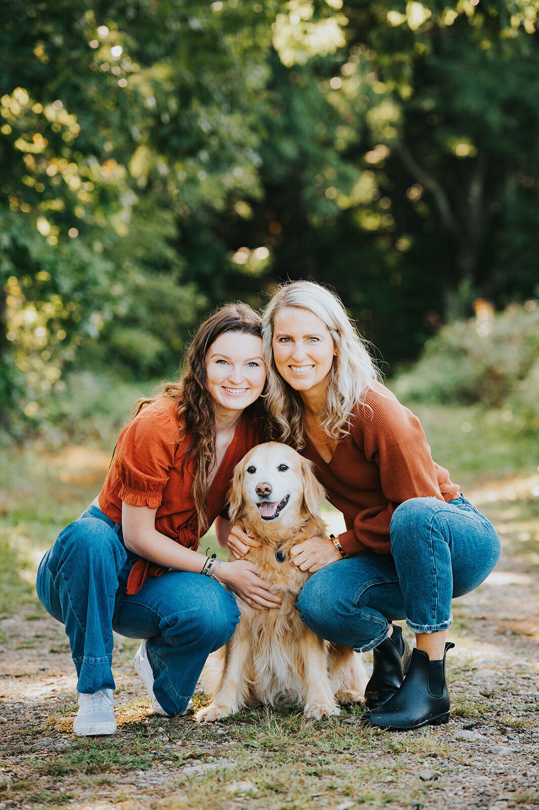 mother daughter golden retriever vermont