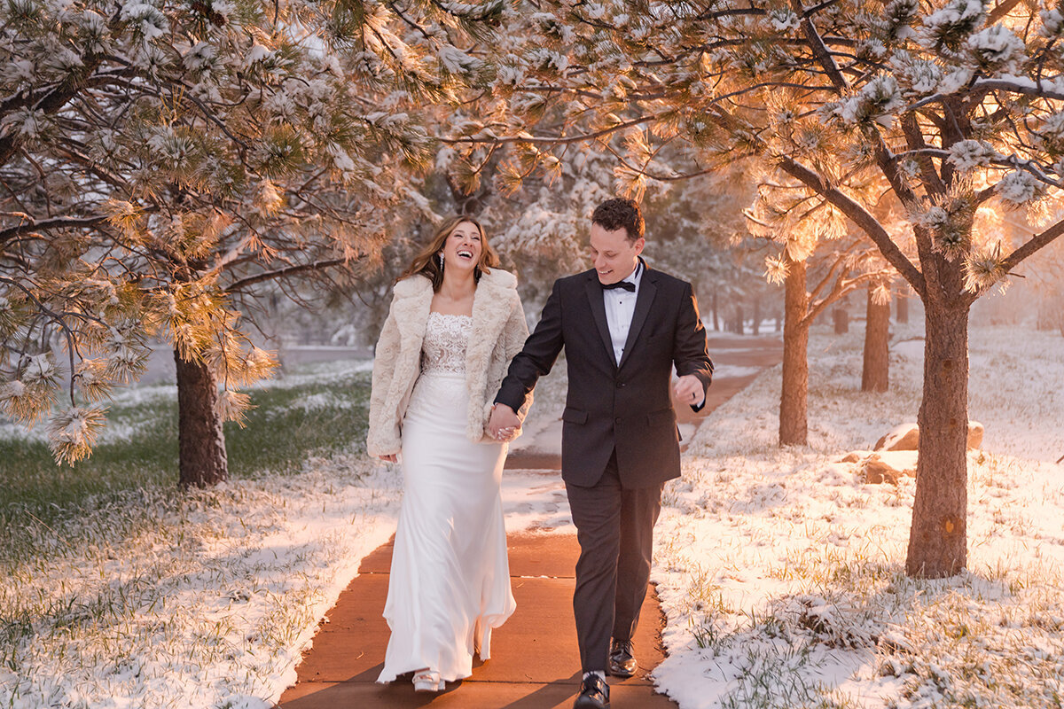 Winter Wedding Spruce Mountain Ranch