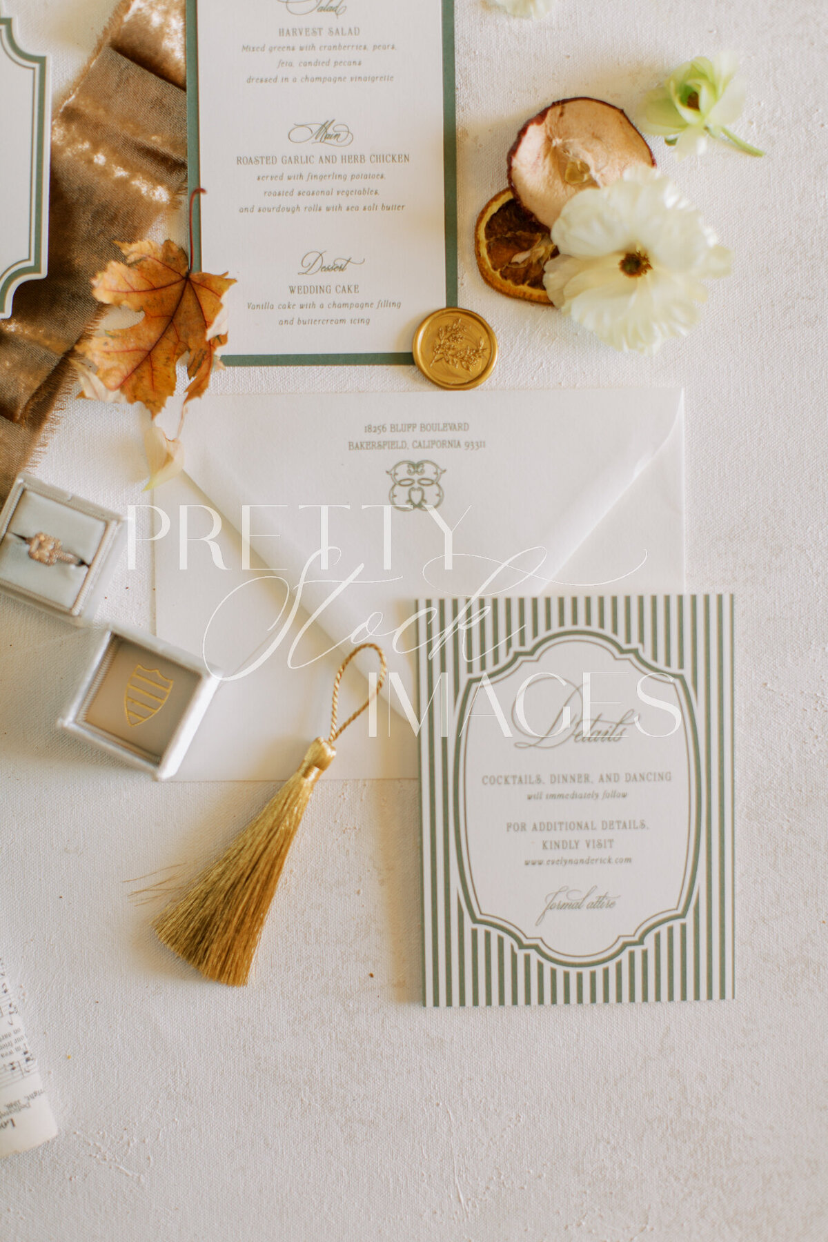 Pretty Stock Images - Fall Wedding Flat Lay-028