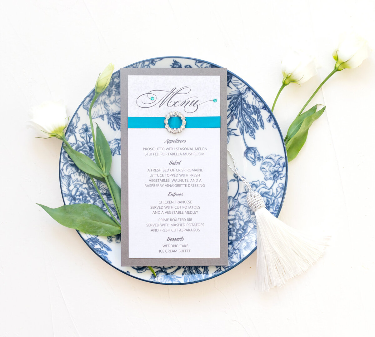 G Designers Wedding Menu WM22