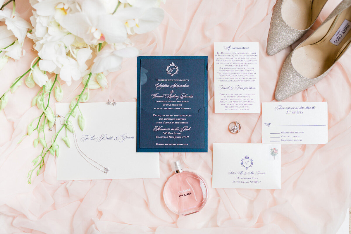 wedding stationery custom invitation suite plume and stone 13