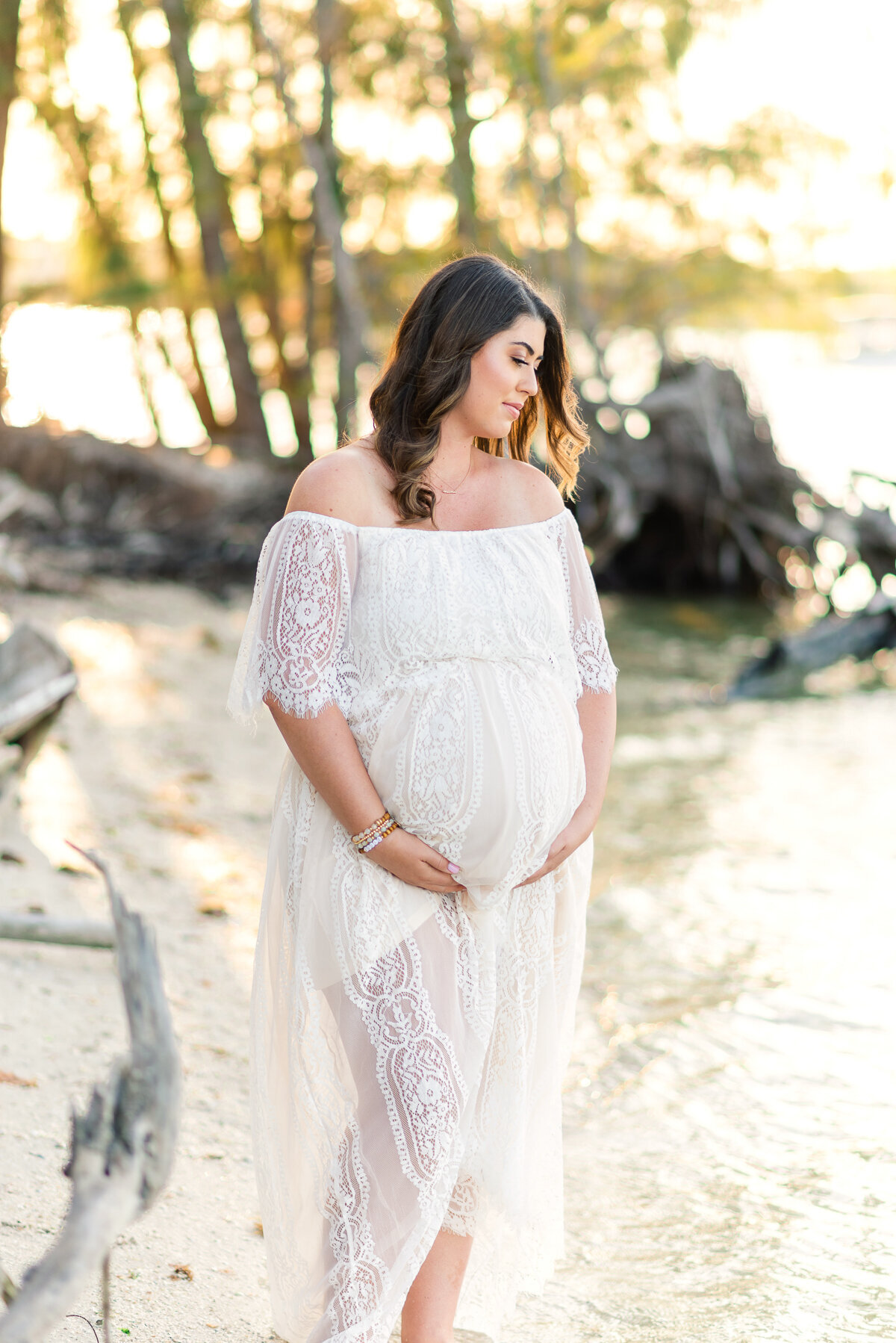 Brevard Maternity Session Beach Island | Lisa Marshall Photography
