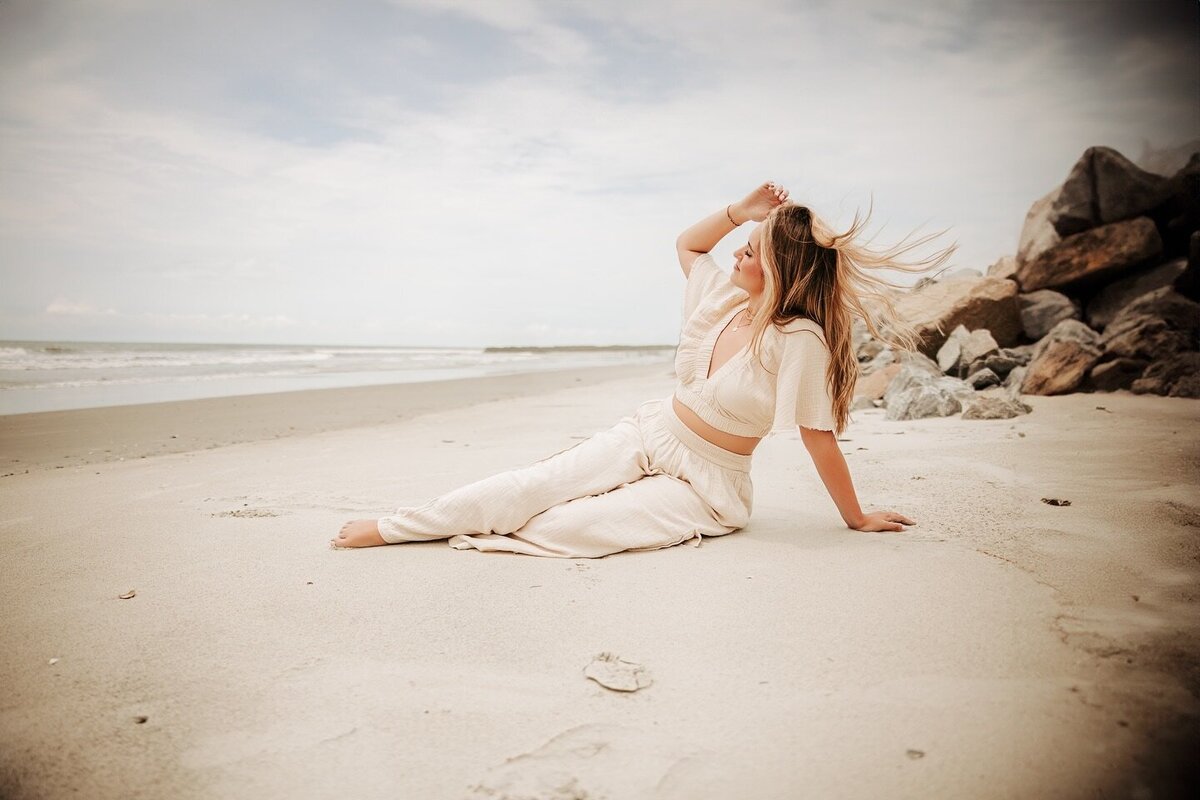 Myrtle Beach senior pics, Folly Beach senior portraits, graduation photography near me