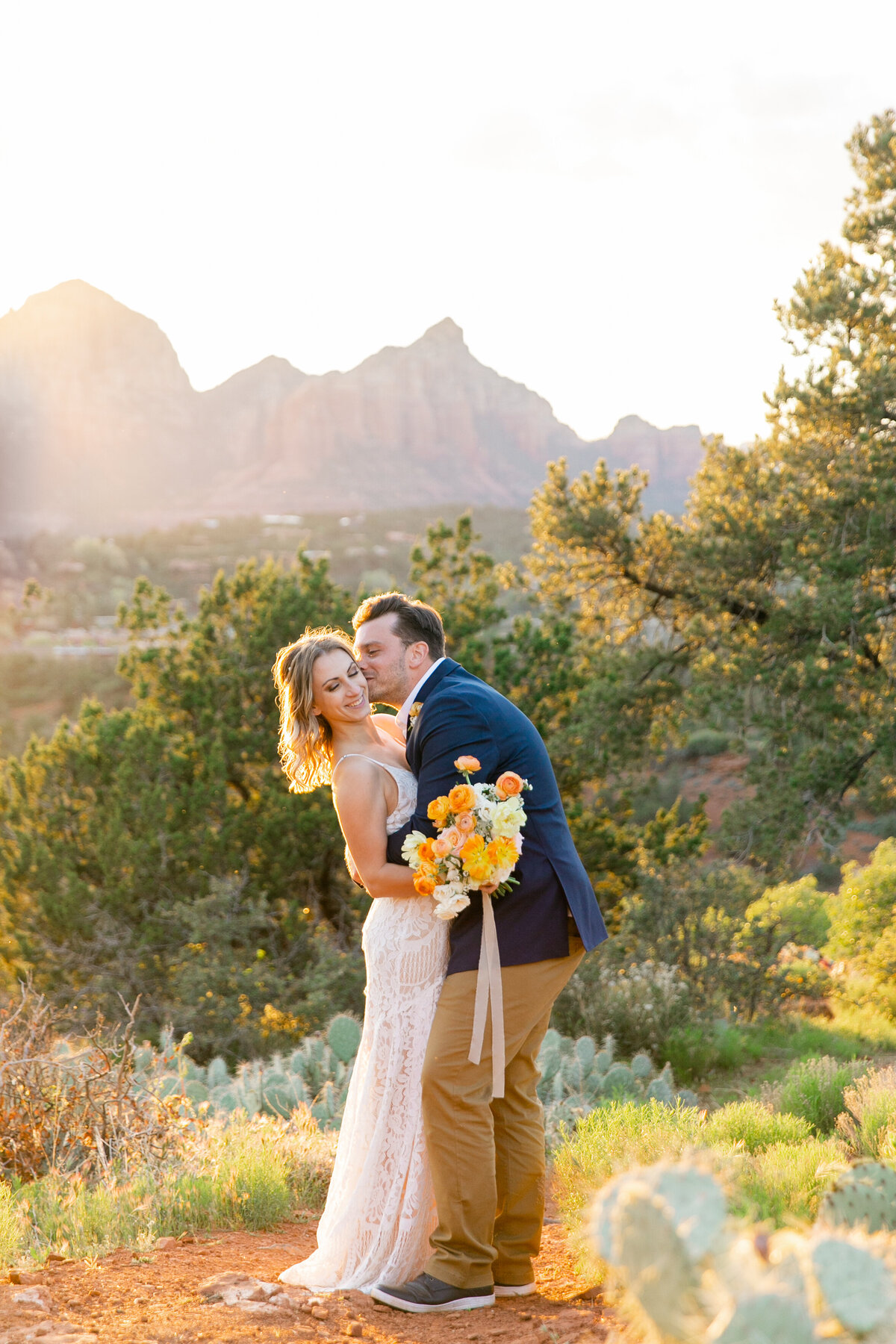 Karlie Colleen Photography - Sedona Arizona Elopement Wedding Photographer - Maxwell & Corynne-131