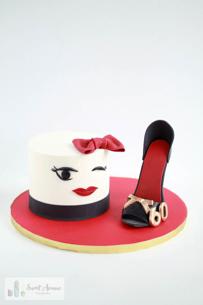 stiletto shoe birthday cake