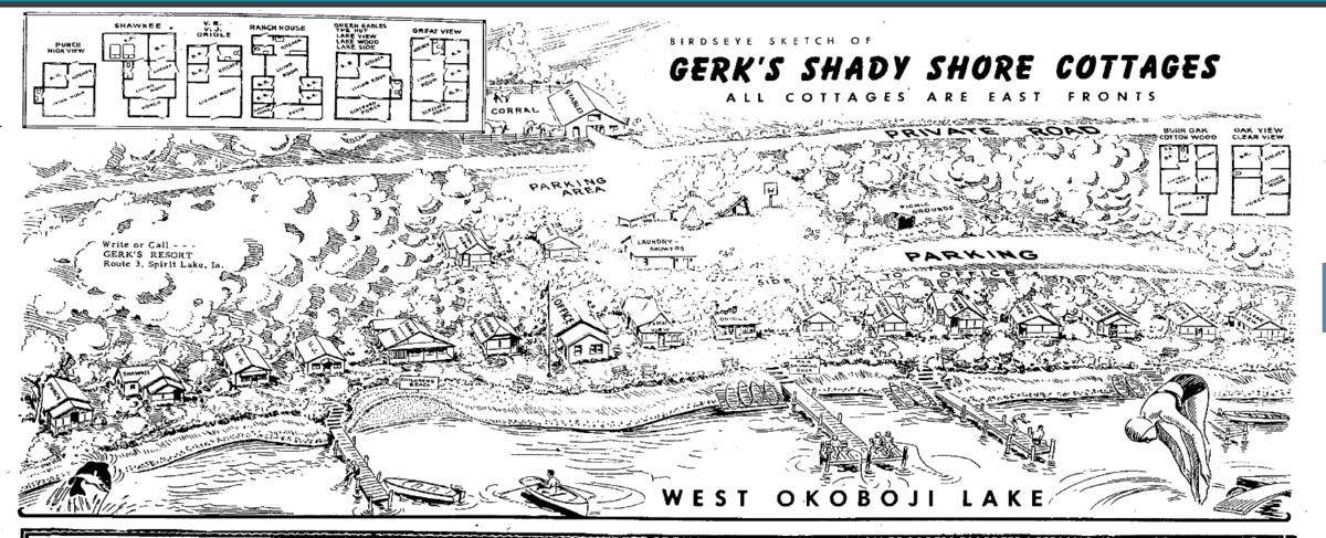 Gerk's Resort Map