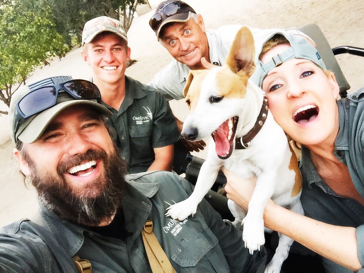 Filming with the crew of Raven 6 Studios in Namibia, Africa