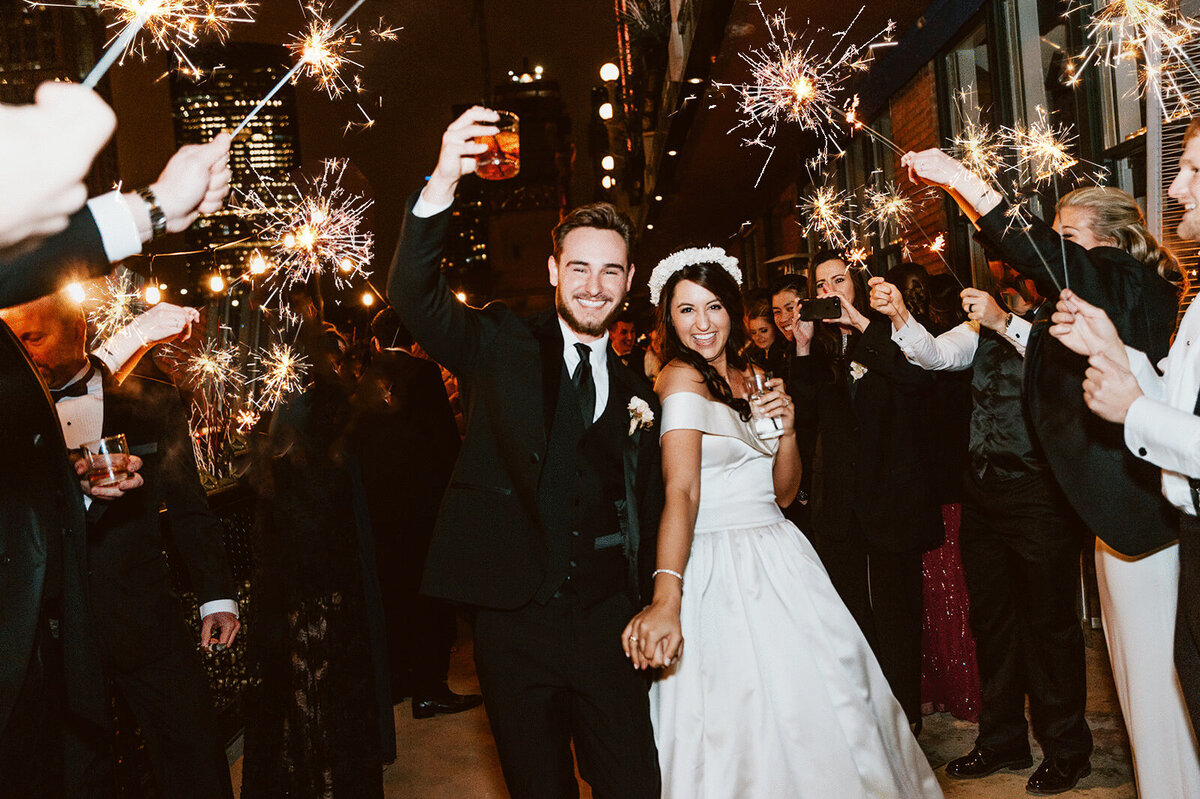 Kalia and Company- Chicago River Wedding Sparklers copy