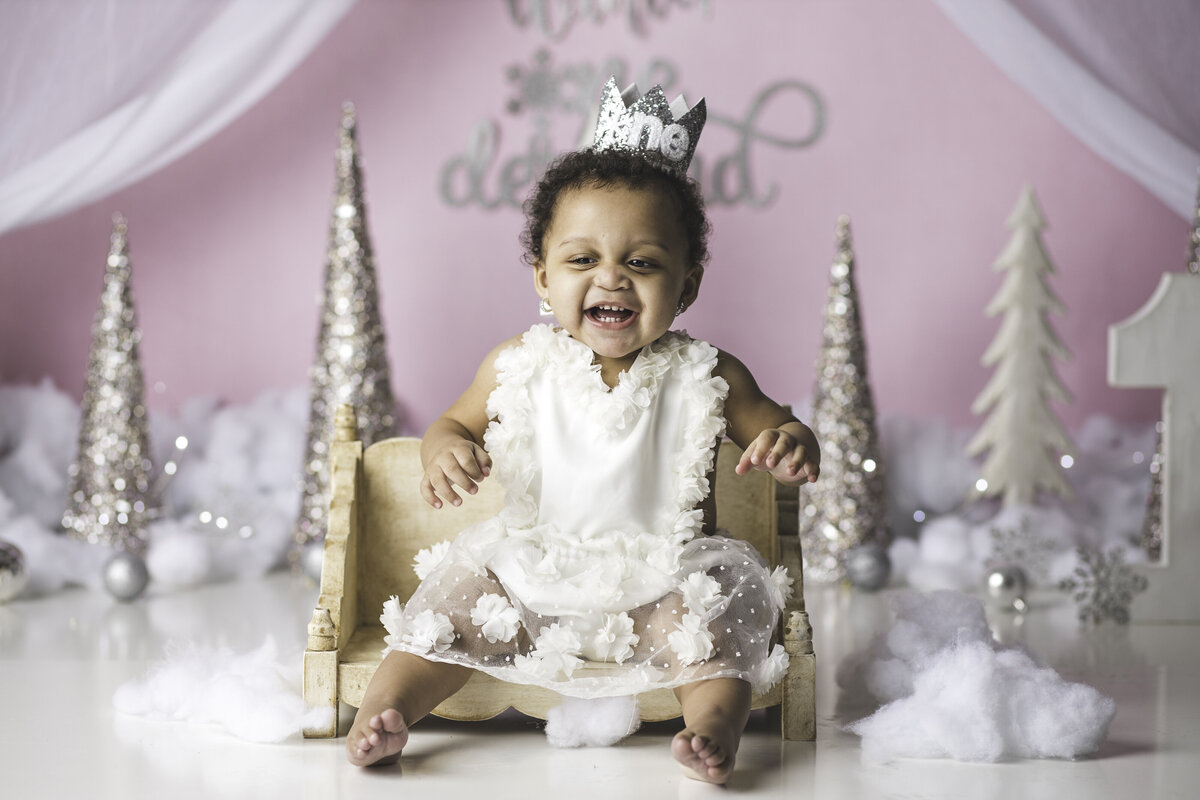 Hampton Georgia cake smash photographer, first birthday photographer in Atlanta, photography studio with props in jonesboro Georgia