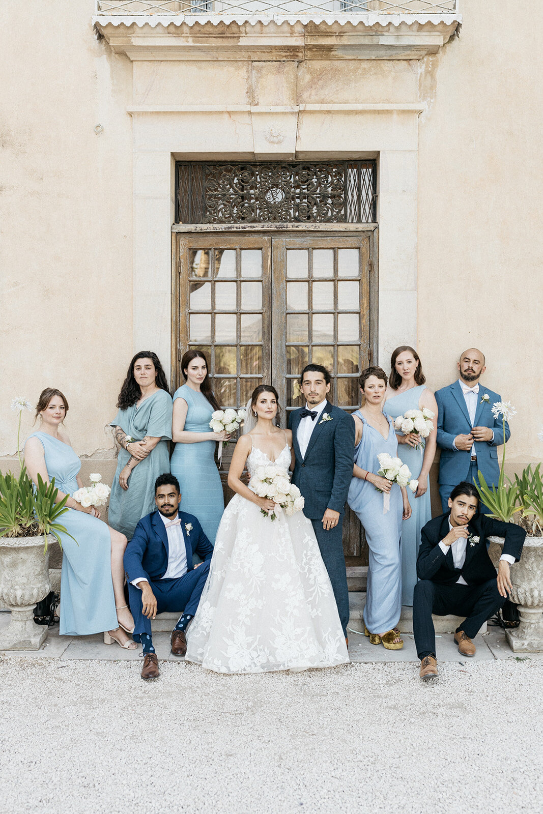 Lily Maxx wedding at chateau Robernier in a Monique Lhuillier gown - Veronique Lorre florist15