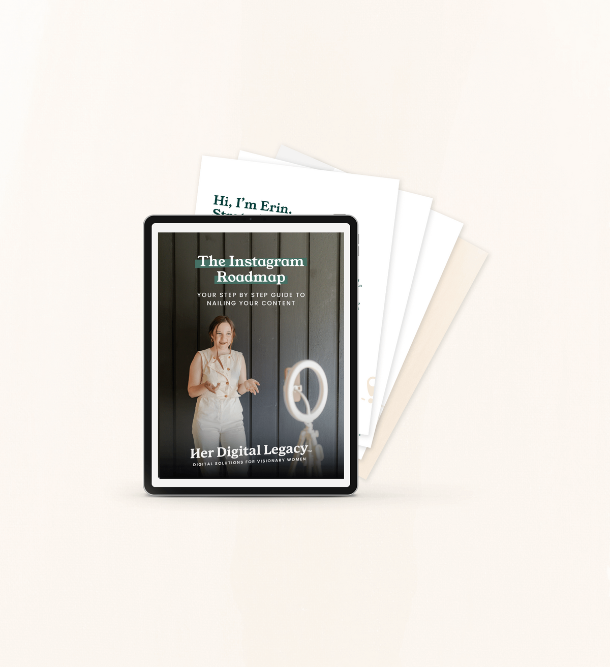5 to 9 Freebie Mockup with Background