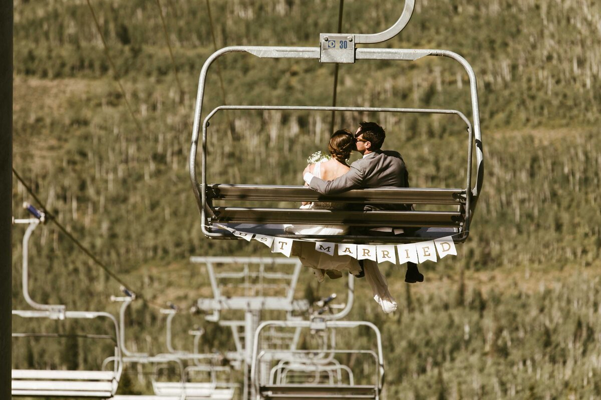 just-married-ski-lift