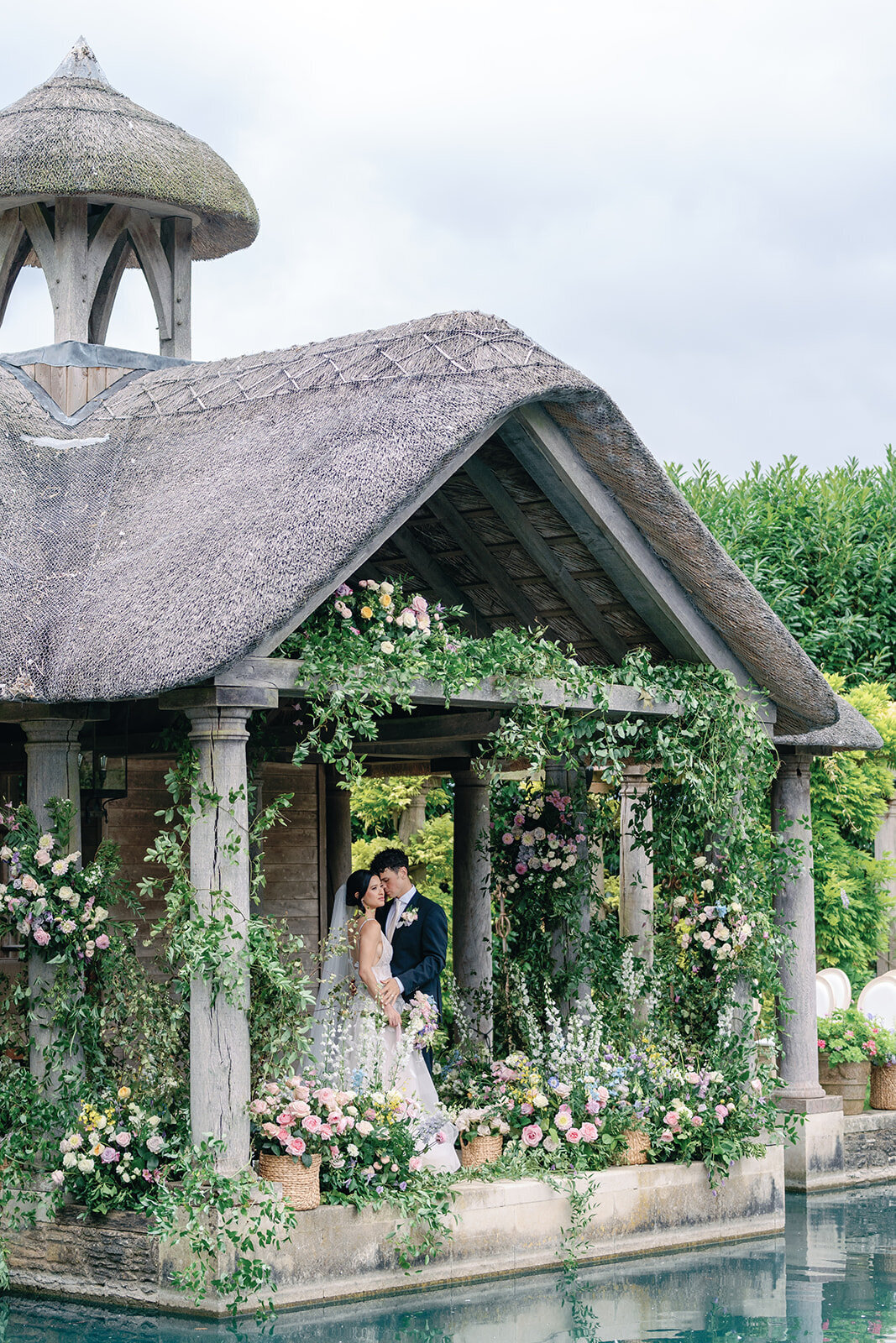 Welcome party at Euridge Manor outside of Bath