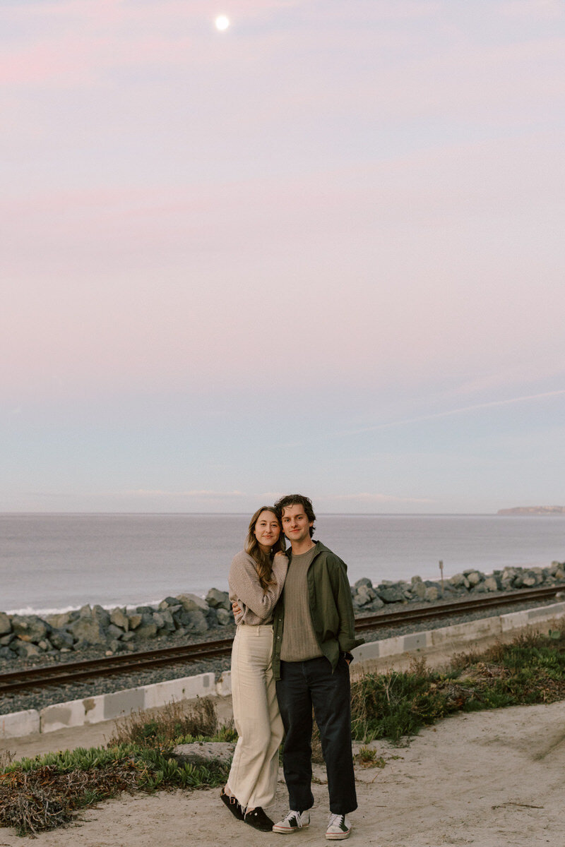 A couple session in San Clemente, CA at sunrise