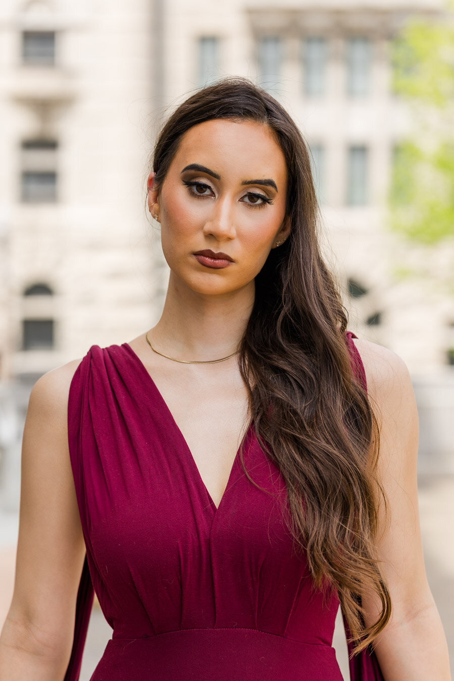 product-shoot-woman-maroon-dress-14119