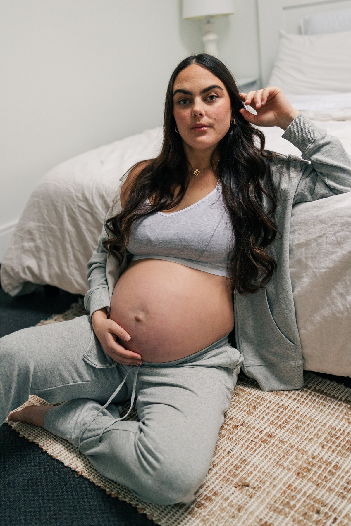 Kira - Maternity - At Home - Gaby Potter Photography - Jan 2025 -22